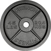 French Fitness Cast Iron Olympic Weight Plate V1 Set 190 lbs (New)