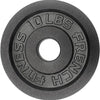 French Fitness Cast Iron Olympic Weight Plate V1 Set w/7 ft Olympic Bar 235 lbs (New)