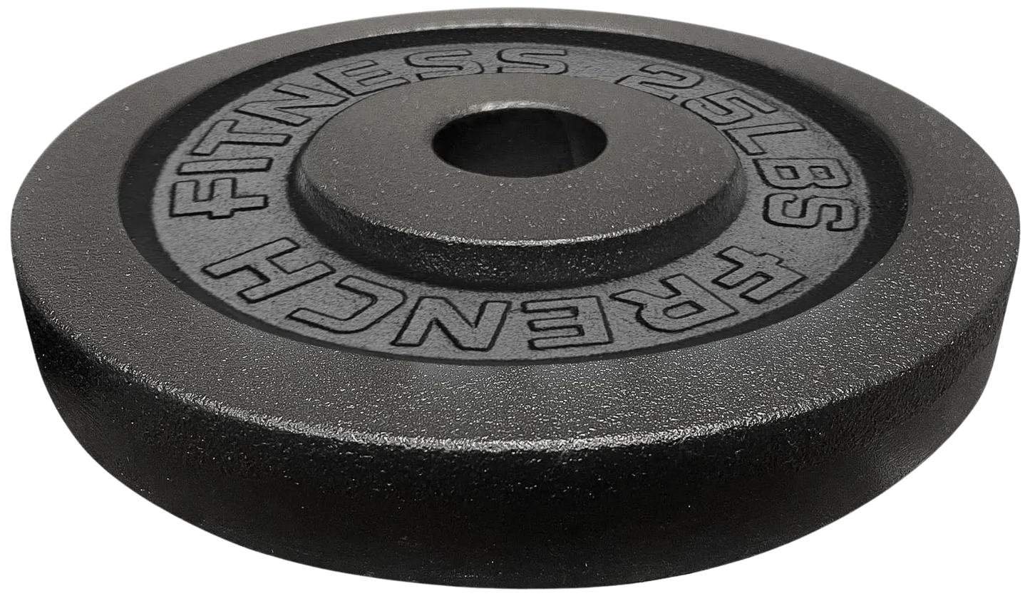 French Fitness Cast Iron Olympic Weight Plate V1 25 lbs (New)