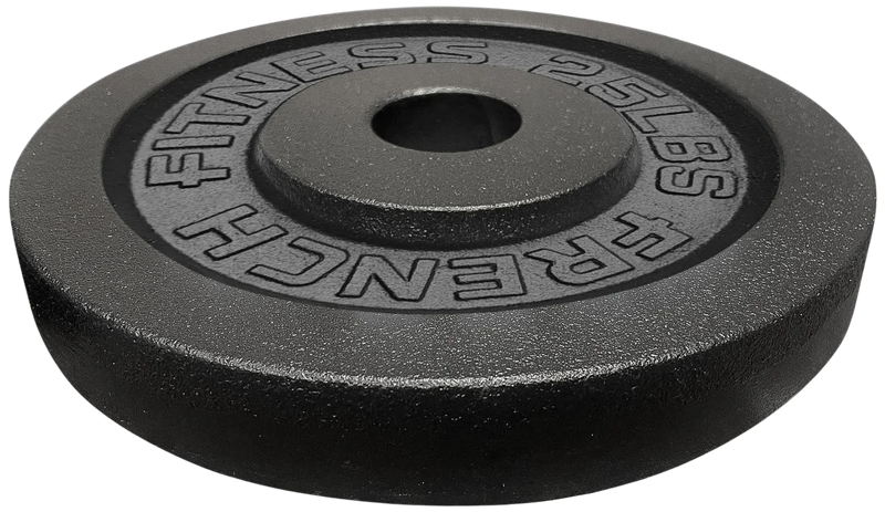 French Fitness Cast Iron Olympic Weight Plate V1 25 lbs (New)
