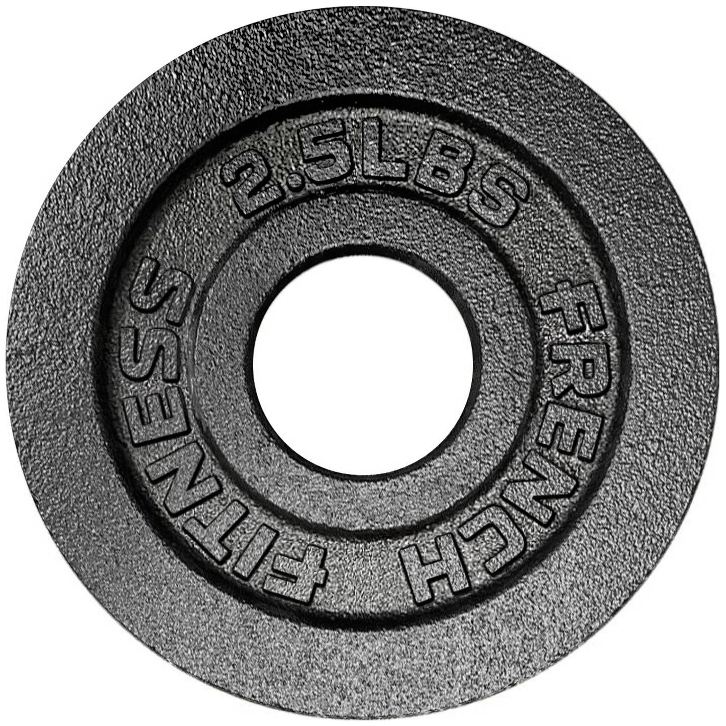 French Fitness Cast Iron Olympic Weight Plate V1 2.5 lbs (New)