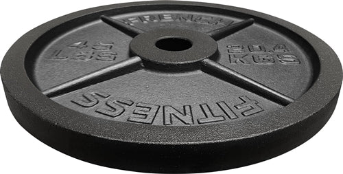 French Fitness Cast Iron Olympic Weight Plate V1 45 lbs (New)