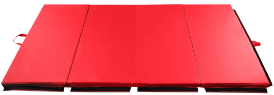 French Fitness 8' x 6' x 2" Crash Mats - 3-Fold 4-Section Folding Gymnastics Mat (New)