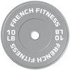 French Fitness Olympic Colored Bumper Plate 10 lbs (New)