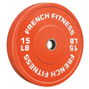 French Fitness Olympic Colored Bumper Plate 15 lbs Image