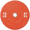 French Fitness Olympic Colored Bumper Plate 15 lbs - Blank Image