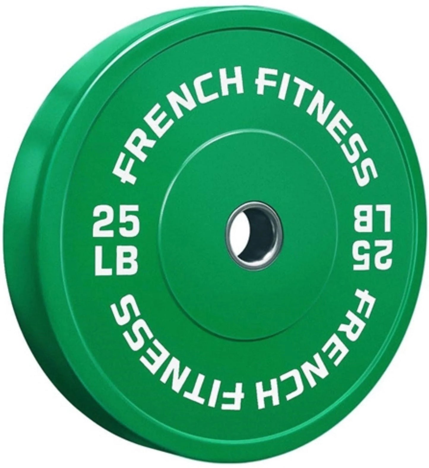 French Fitness Olympic Colored Bumper Plate Set 230 lbs (New)
