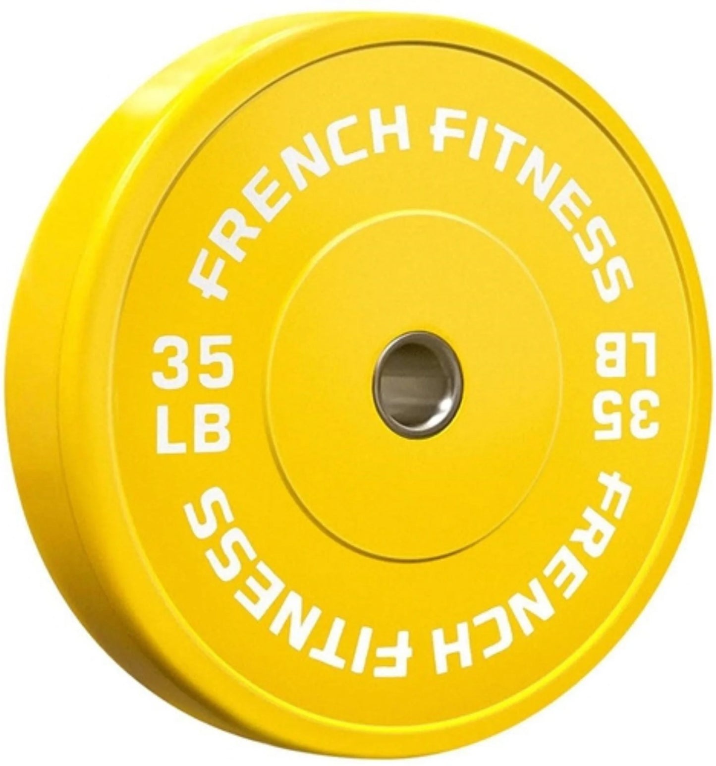 French Fitness Olympic Colored Bumper Plate Set 230 lbs (New)