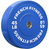 French Fitness Olympic Colored Bumper Plate Set 230 lbs (New)