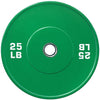 French Fitness Olympic Colored Bumper Plate 25 lbs - Blank Image