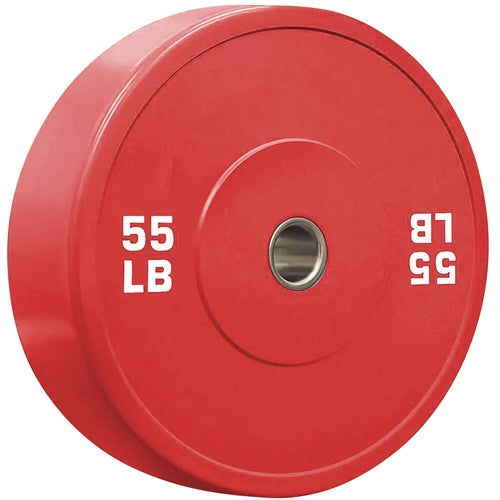 French Fitness Olympic Colored Bumper Plate Set 320 lbs - Blank (New)