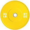 French Fitness Olympic Colored Bumper Plate 35 lbs - Blank Image