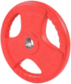 French Fitness Colored Rubber Grip Olympic Plate 45 lbs (New)