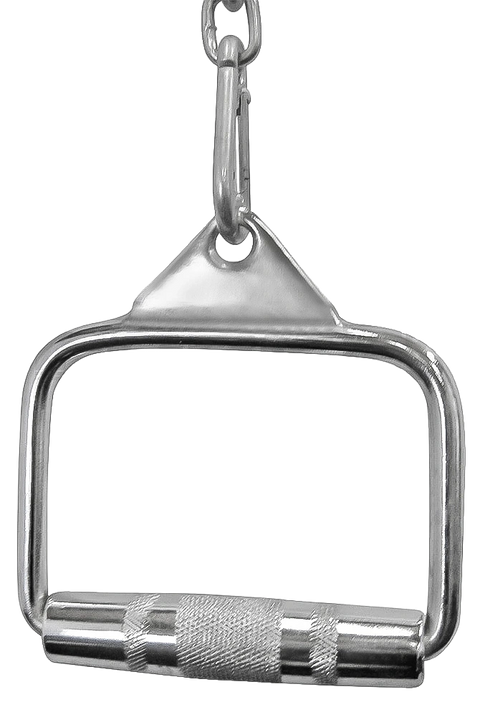 French Fitness Chrome CSH40 Revolving Stirrup Handle (New)