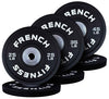 French Fitness Competition Urethane Bumper Plate 210 lb Black Image