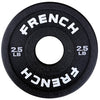 French Fitness Competition Urethane Bumper Plate 2.5 lb Black Image