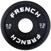French Fitness Competition Urethane Bumper Plate 2.5 lb Black (New)