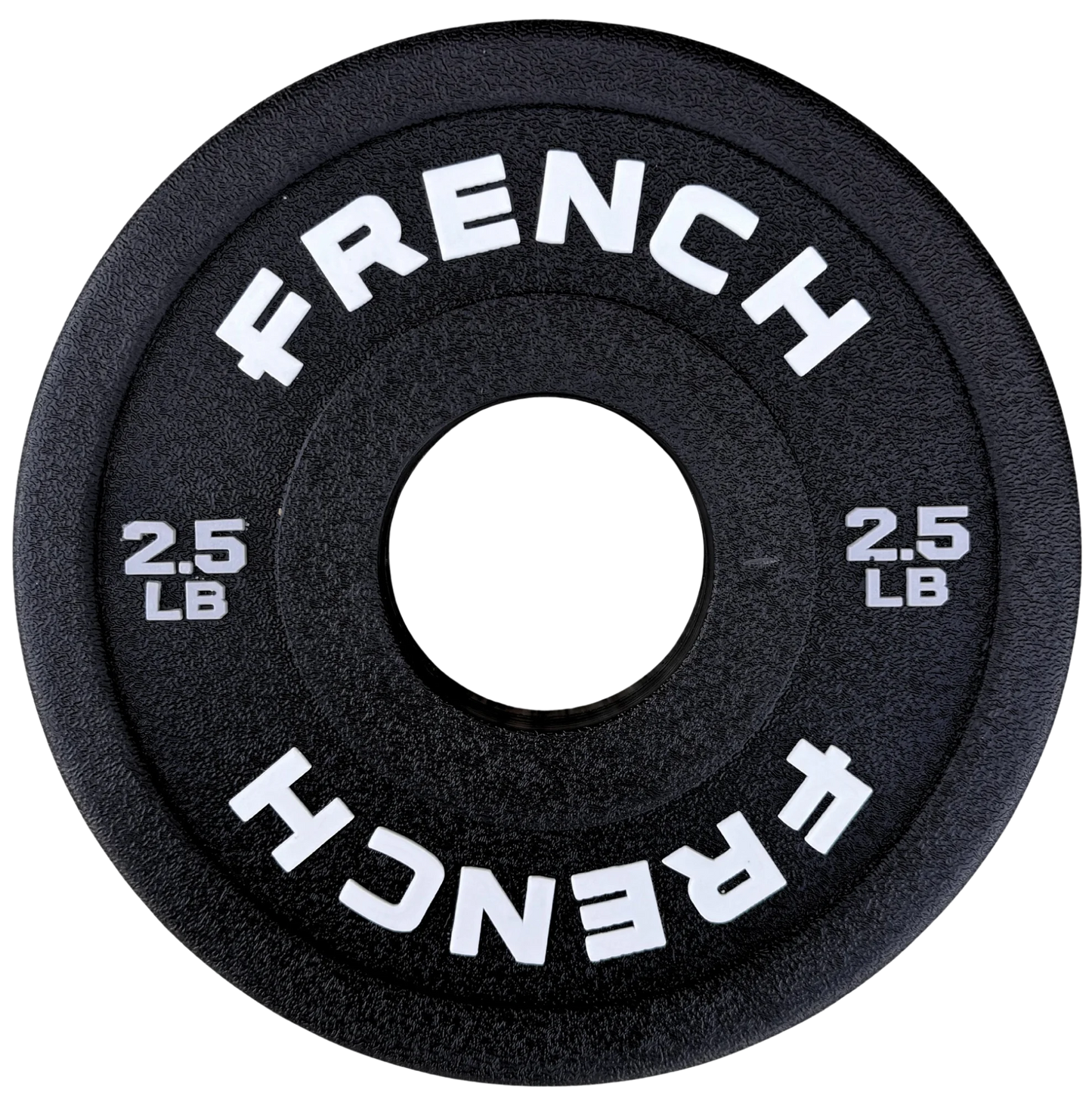 French Fitness Competition Urethane Bumper Plate 2.5 lb Black (New)