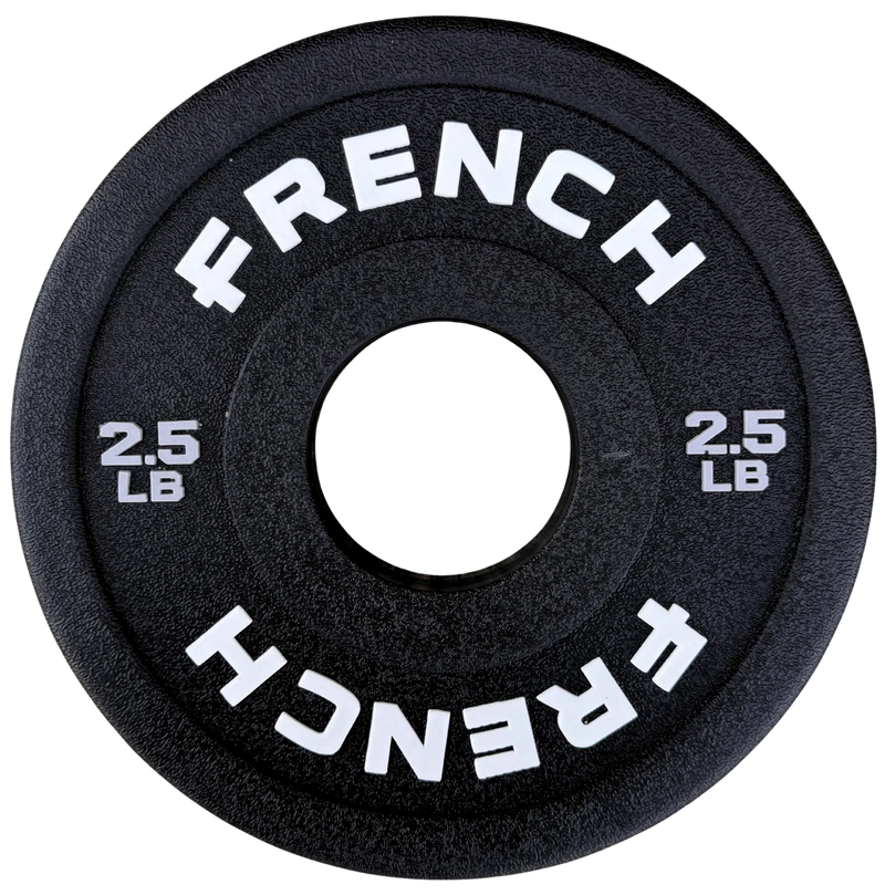 French Fitness Competition Urethane Bumper Plate 2.5 lb Black (New)