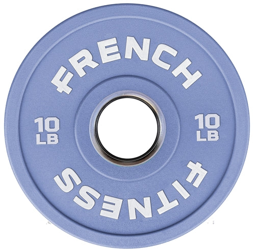 French Fitness Competition Urethane Bumper Plate 10 lb Colored (Grey) Image