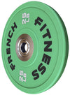 French Fitness Competition Urethane Bumper Plate 25 lb Colored (Green) (New)