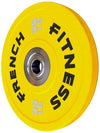 French Fitness Competition Urethane Bumper Plate 35 lb Colored (Yellow) (New)