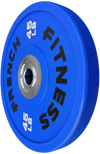 French Fitness Competition Urethane Bumper Plate 45 lb Colored (Blue) (New)