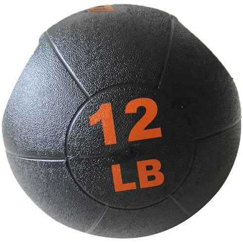 French Fitness Dual Grip Medicine Ball w/Handles 12 lb (New)