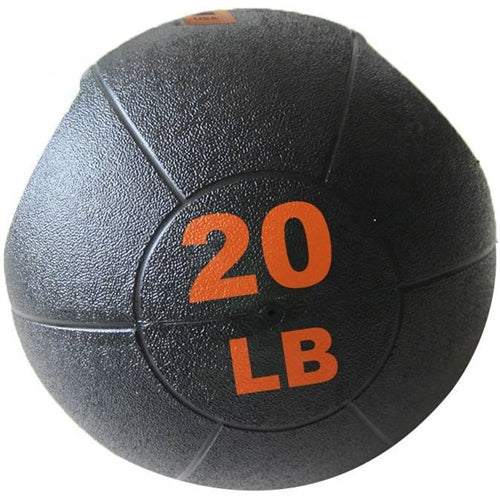 French Fitness Dual Grip Medicine Ball w/Handles 20 lb (New)