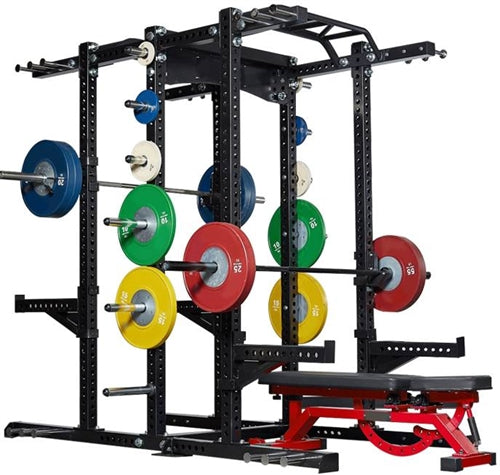 French Fitness DHR80 Double Half Rack / Cage (New)