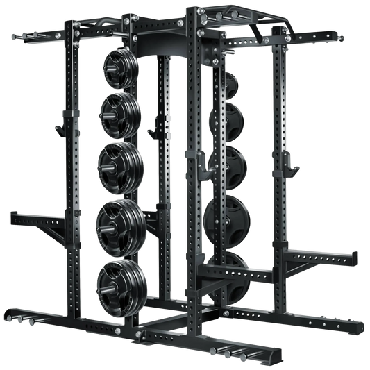 French Fitness DHR80 Double Half Rack / Cage (New)