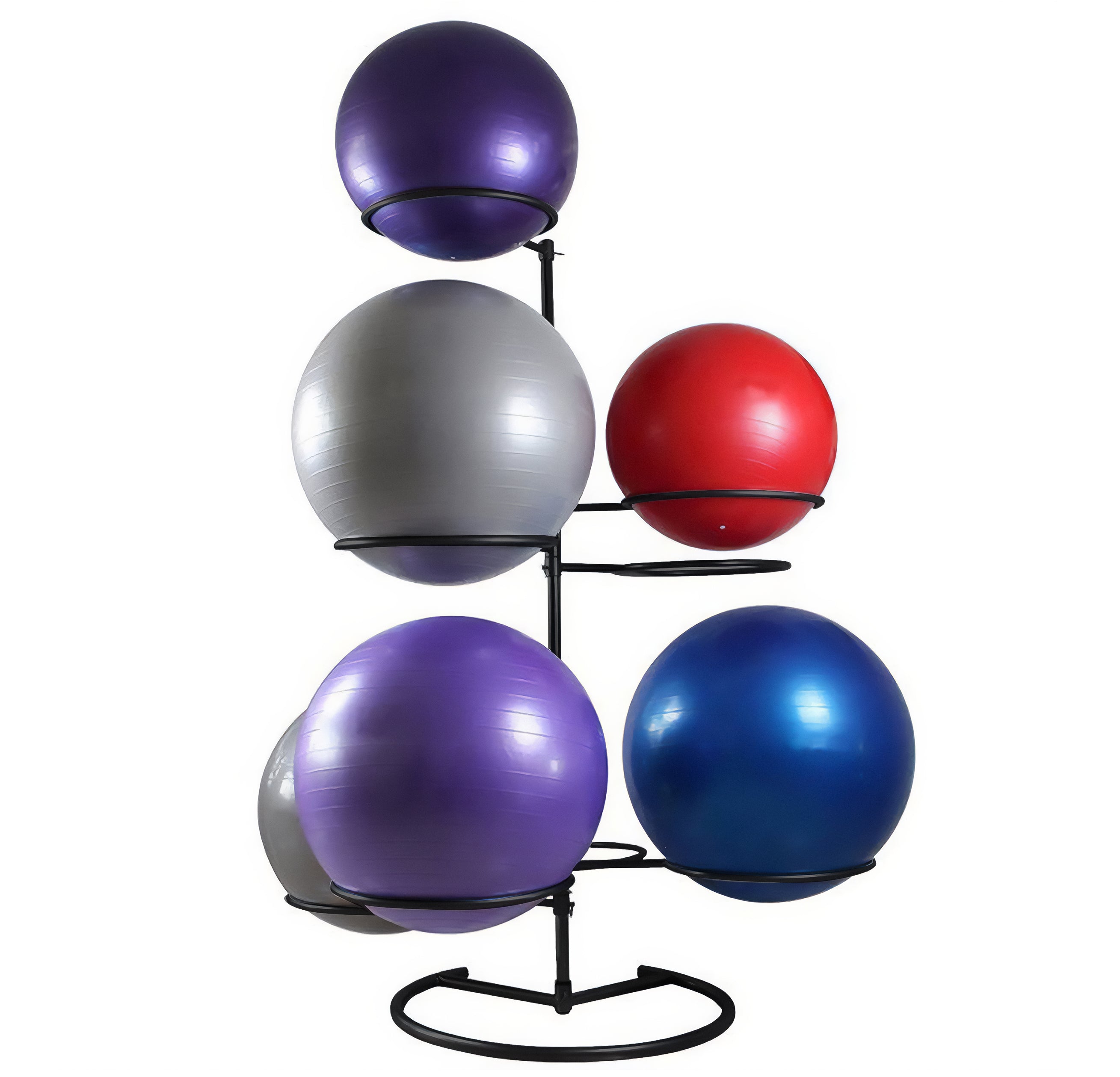 French Fitness 9 Ball Exercise / Stability Ball Rack EBR9 (New)