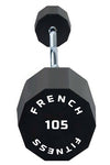 French Fitness EZ Curl Urethane Barbell 105 lbs - Single (New)