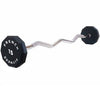 French Fitness EZ Curl Urethane Barbell 15 lbs - Single (New)