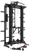 French Fitness Folding Cable Power Rack / Cage  - Black Image