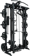 French Fitness Folding Cable Power Rack / Cage - Black (New)