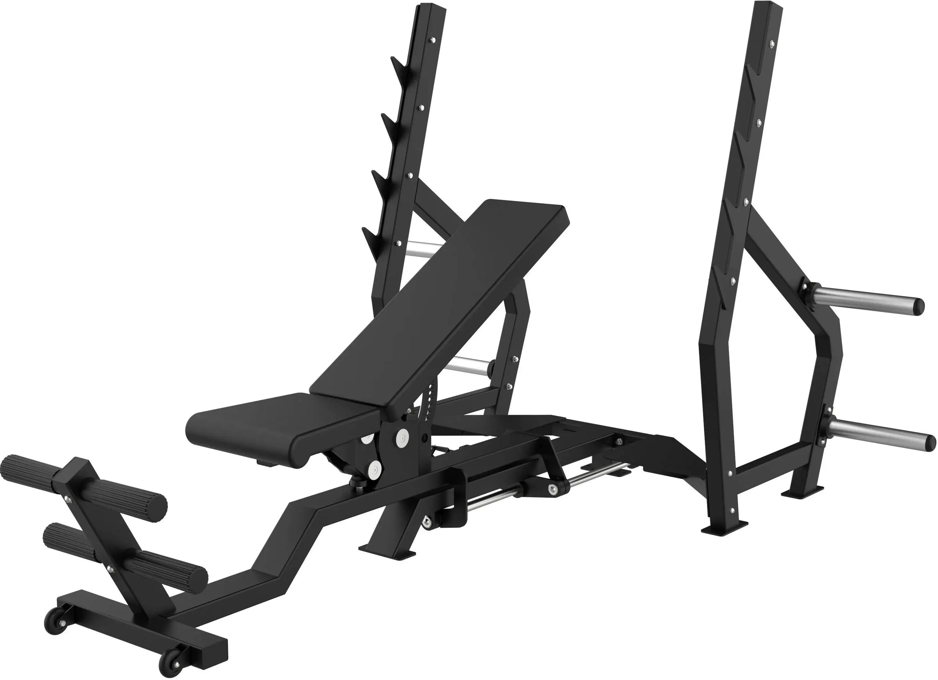 French Fitness Newport 3 Way Flat Incline Decline Olympic Bench (New)