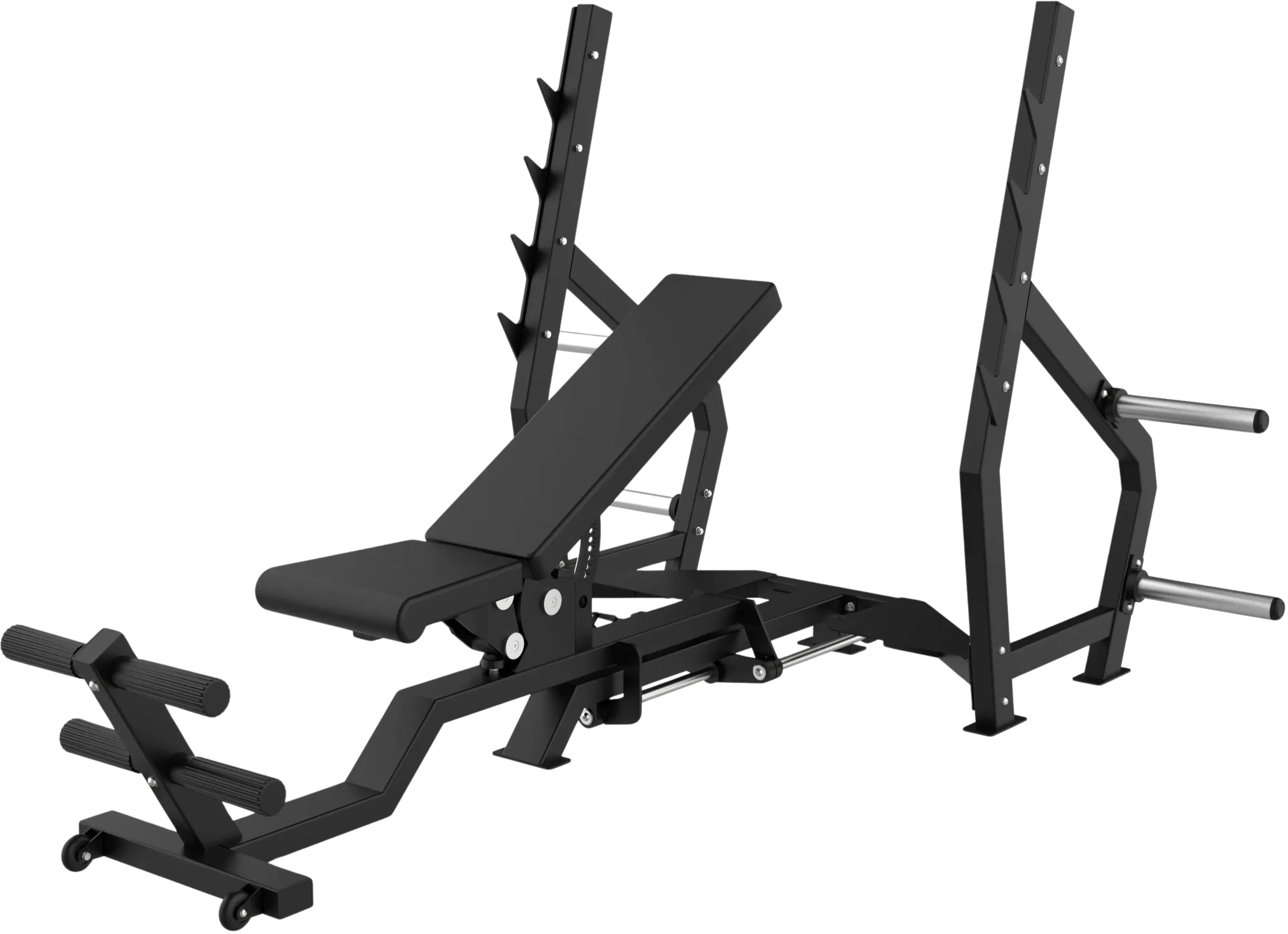 French Fitness Newport 3 Way Flat Incline Decline Olympic Bench
