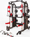 French Fitness FSR50 Dual Cable & Smith Rack Home Gym (New)