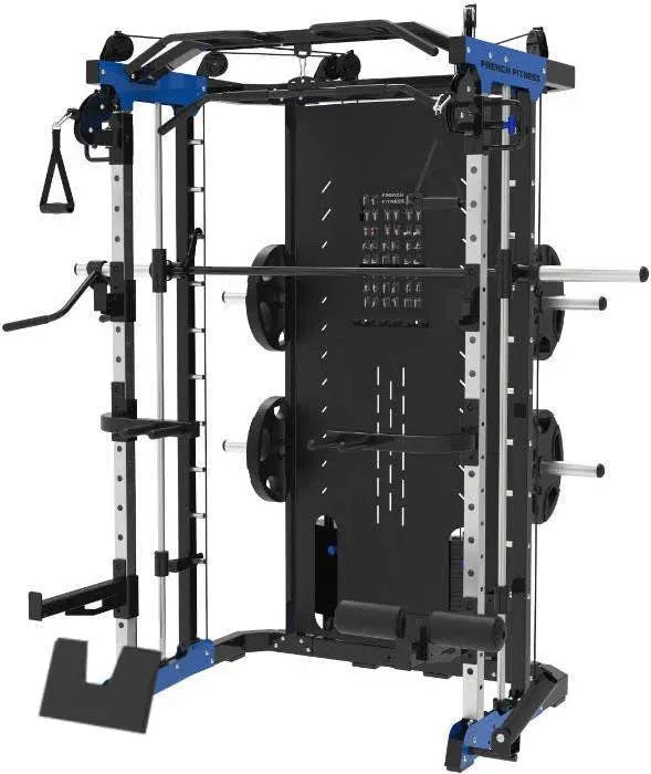 French Fitness FSR60 Smith, Cable, Squat Rack Gym Machine (New)