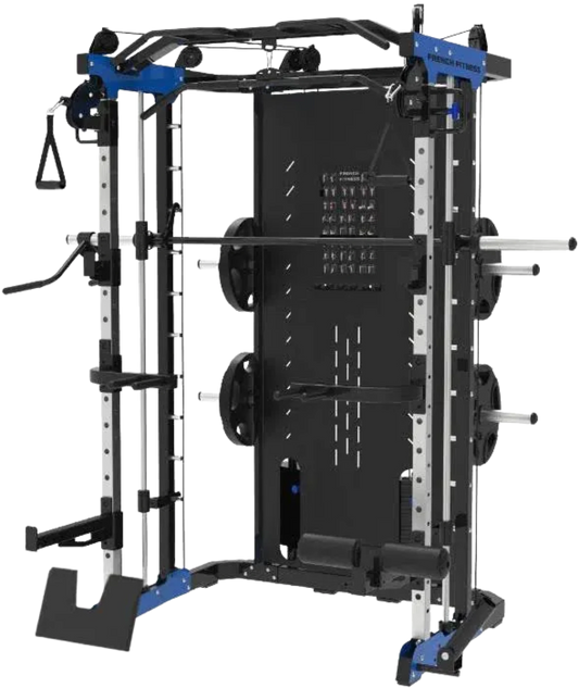 French Fitness FSR60 Smith, Cable, Squat Rack Gym Machine (New)