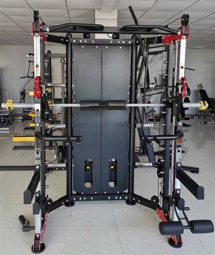 French Fitness FSR80 Functional Trainer Smith & Rack Gym System (New)