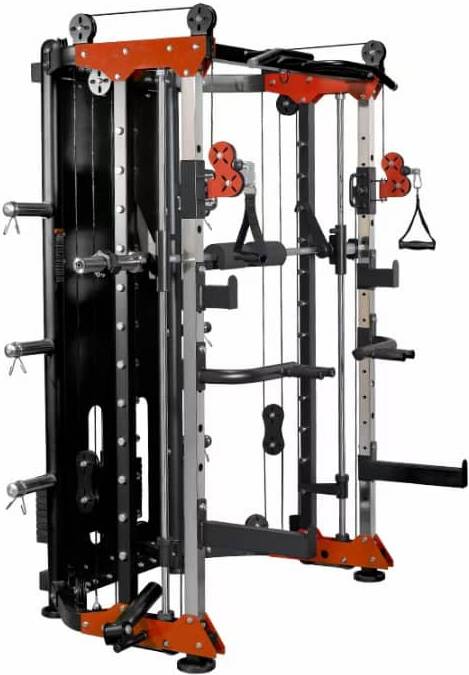 French Fitness FSR80 Functional Trainer Smith & Rack Gym System (New)