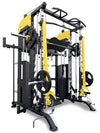 French Fitness FSR90 Functional Trainer Smith & Squat Rack Machine (New)