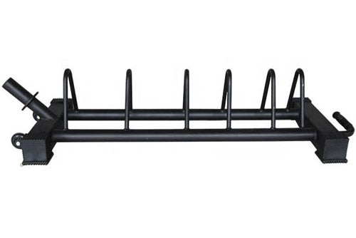 French Fitness Horizontal Bumper Plate Storage Rack (New)