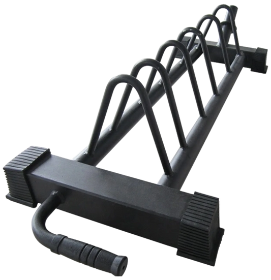French Fitness Horizontal Bumper Plate Storage Rack (New)