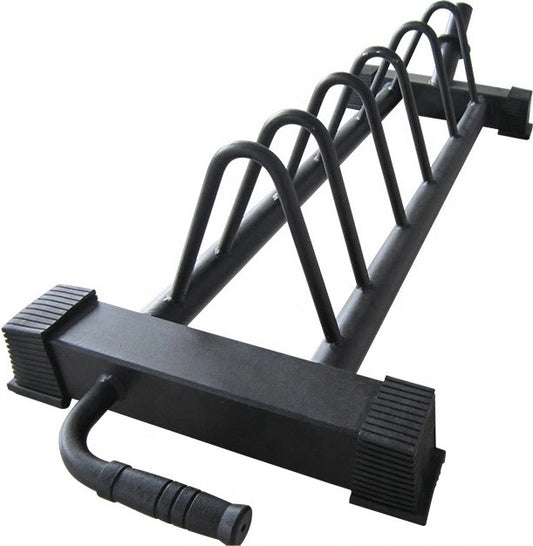 French Fitness Horizontal Bumper Plate Storage Rack (New)