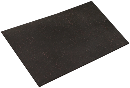 French Fitness 4' x 6' Heavy Duty Rubber Floor Mat 3/4" (New)