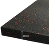 French Fitness 4' x 6' Heavy Duty Rubber Floor Mat 3/4" (New)