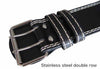 French Fitness Leather Weight Lifting Belt (New)